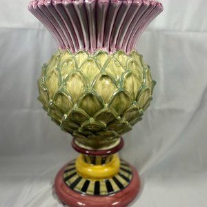 MacKenzie Childs Artichoke Planter